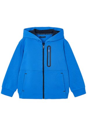 Felpa con zip - azzurro