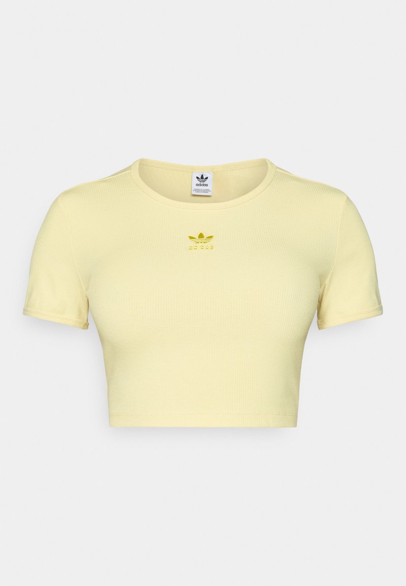 adidas Originals T-shirt print geel