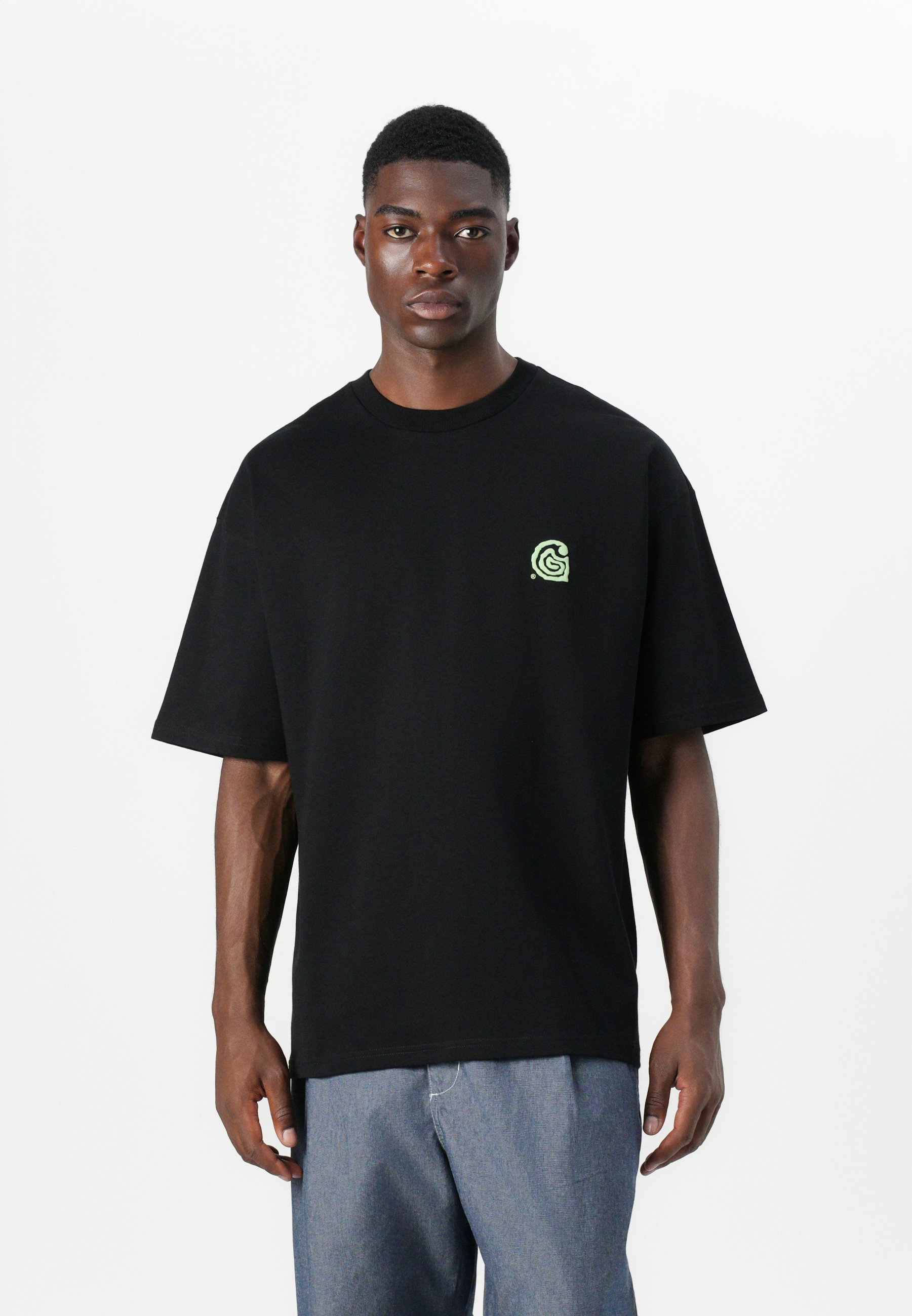 Carhartt WIP HELIX - Print T-shirt - black - Zalando