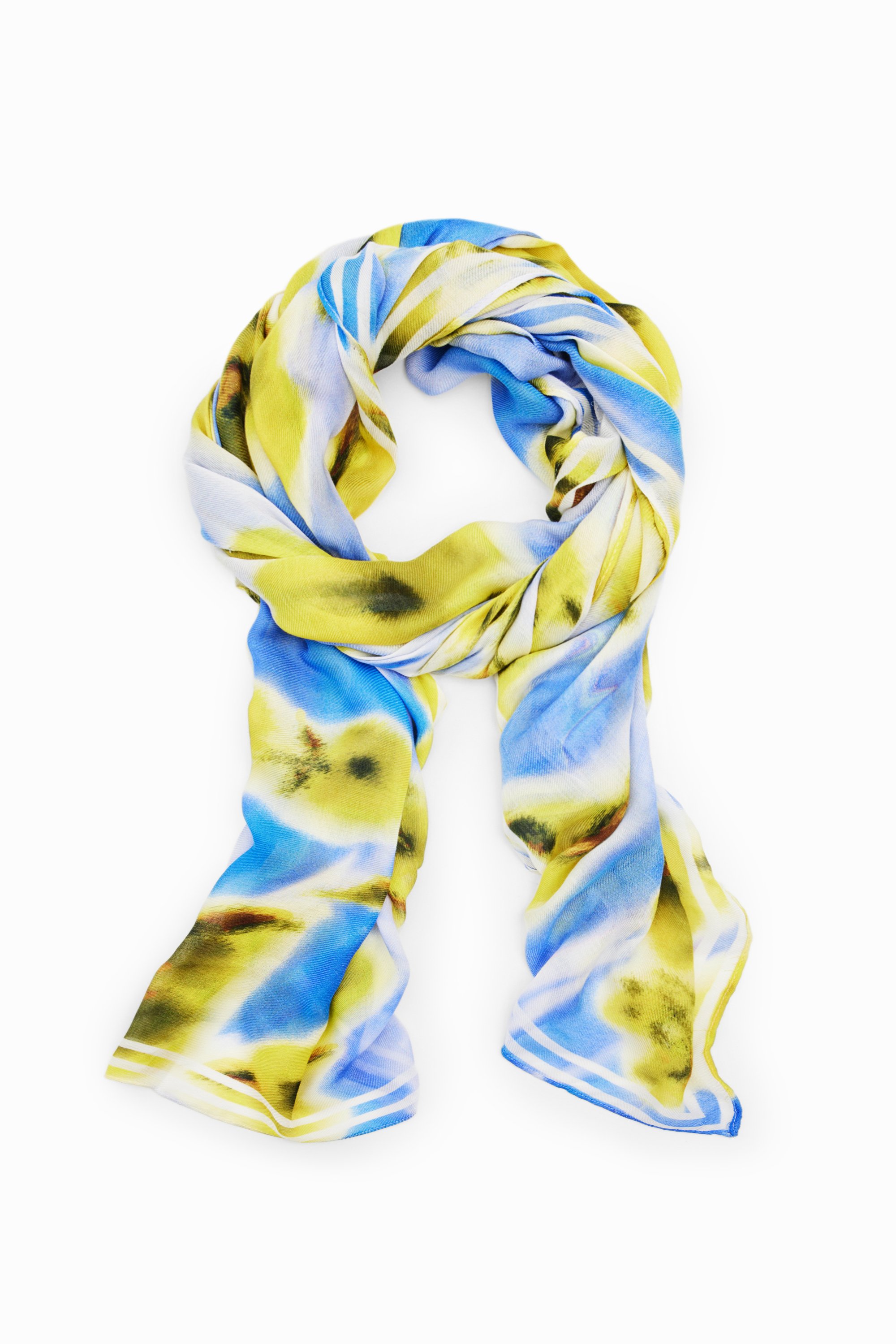 Sciarpa Desigual 180 Cm - 100% Poliestere - Motivo Colorato - Donna - Foto 6