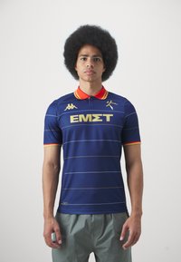 Kappa Gara KOMBAT 2024 HOME KALLITHEA - Futbola krekls - blue/orange tomato/yellow