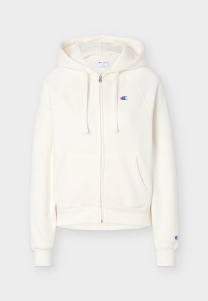 Champion, SPORTSWEAR ZIP UP HOODIE LOOSE FIT - Sudadera con cremallera - egret