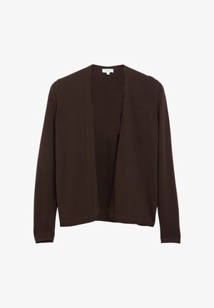 s.Oliver, STRICKJACKE - Cardigan - dunkelbraun