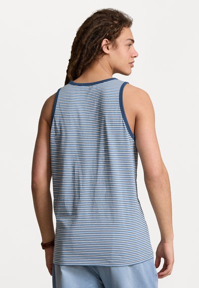 Polo Ralph Lauren STRIPED JERSEY TANK - Topper - vessel blue multi