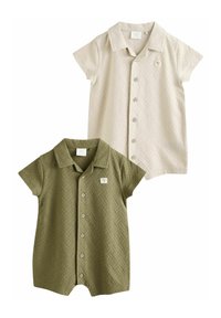 Next - REGULAR FIT - ROMPERS 2 PACK - Kombinezon - neutral khaki Minijatura 1