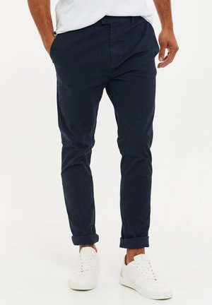 Threadbare STRETCH MARLEY - Chino stiliaus kelnės - navy