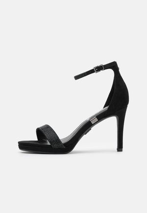 Buffalo Sandalias de tacón - black