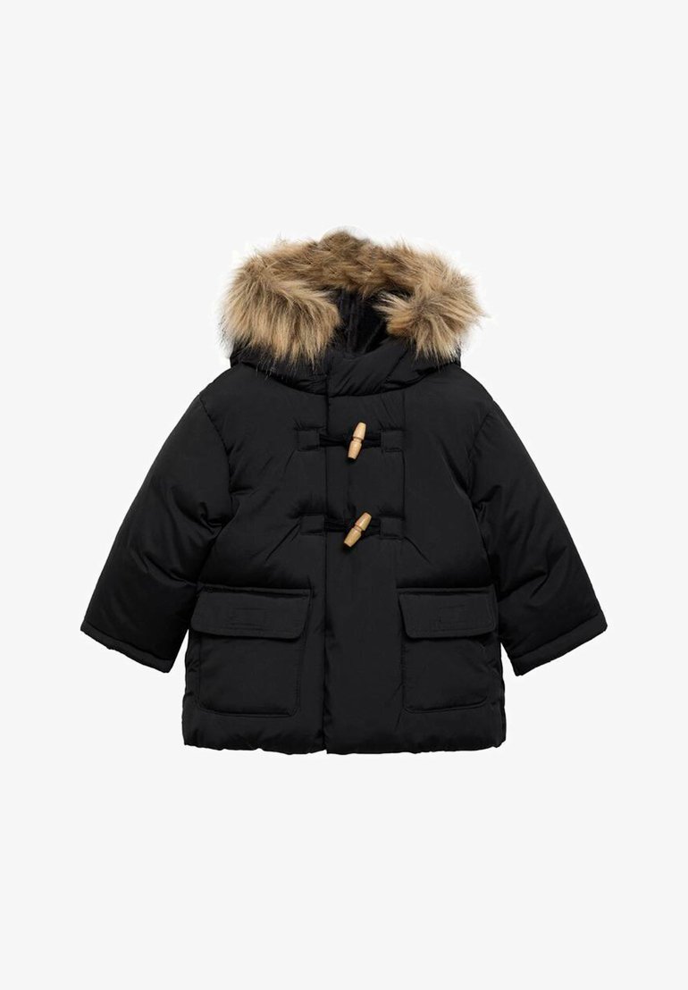 Mango Kids Zimska jakna - black