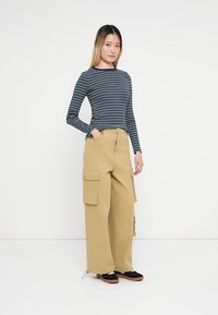 GAP ESSENTIAL STRIPE - Longsleeve - rain forest