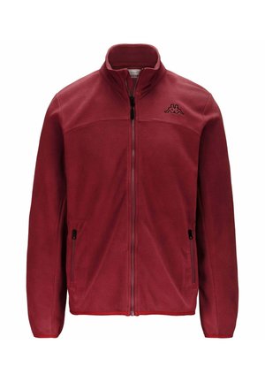 Giacca in pile - red rododendro