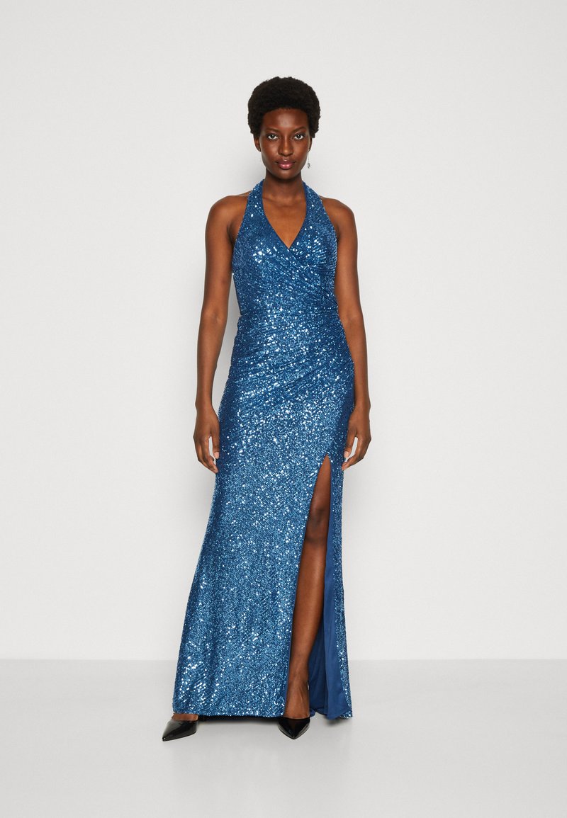 Mascara Vestido de fiesta steele blue/azul Zalando.es