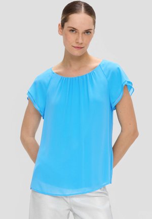 Bluse - azurblau