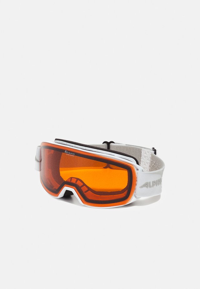 NAKISKA UNISEX - Skidglasögon - white/pink matt