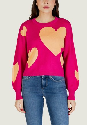 MONTANA LS JQ O-NECK CC - Maglione - fuxia