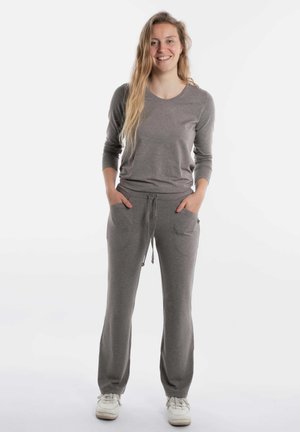 Tracksuit bottoms - taupe