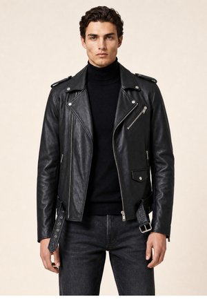 Ricano, ARTURO - Veste en cuir - schwarz