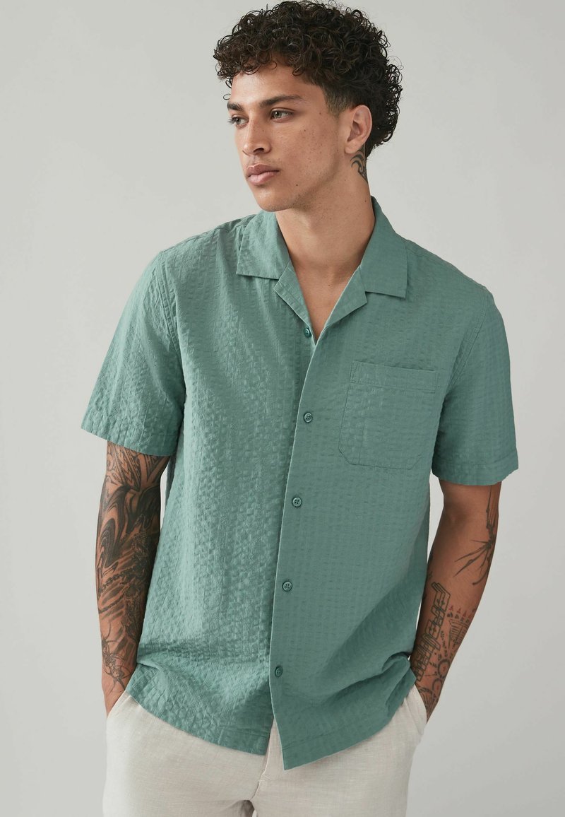 Next SHORT SLEEVE REGULAR FIT - Skjorter - green