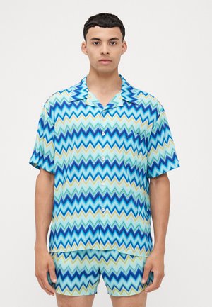 SHORT SLEEVE SHIRT - Strandaccessoire - blue/green