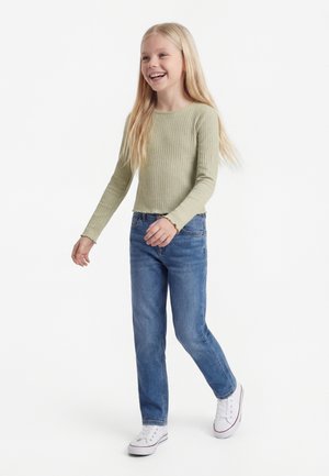 ONLY GIRLS KOGNELLA LS O-NECK - Πουλόβερ - desert sage