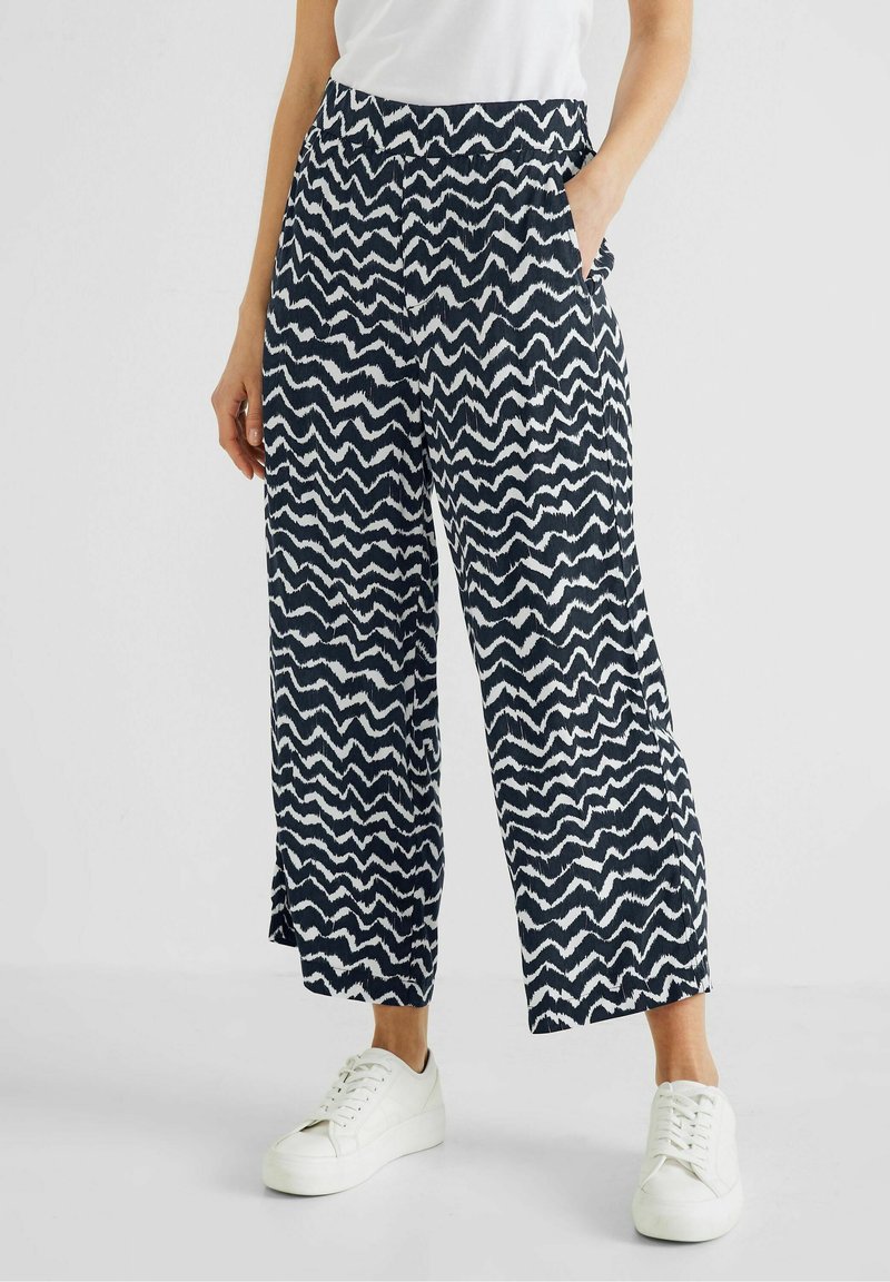 Pantalon Klitmoeller Stripe Blue en coton bio