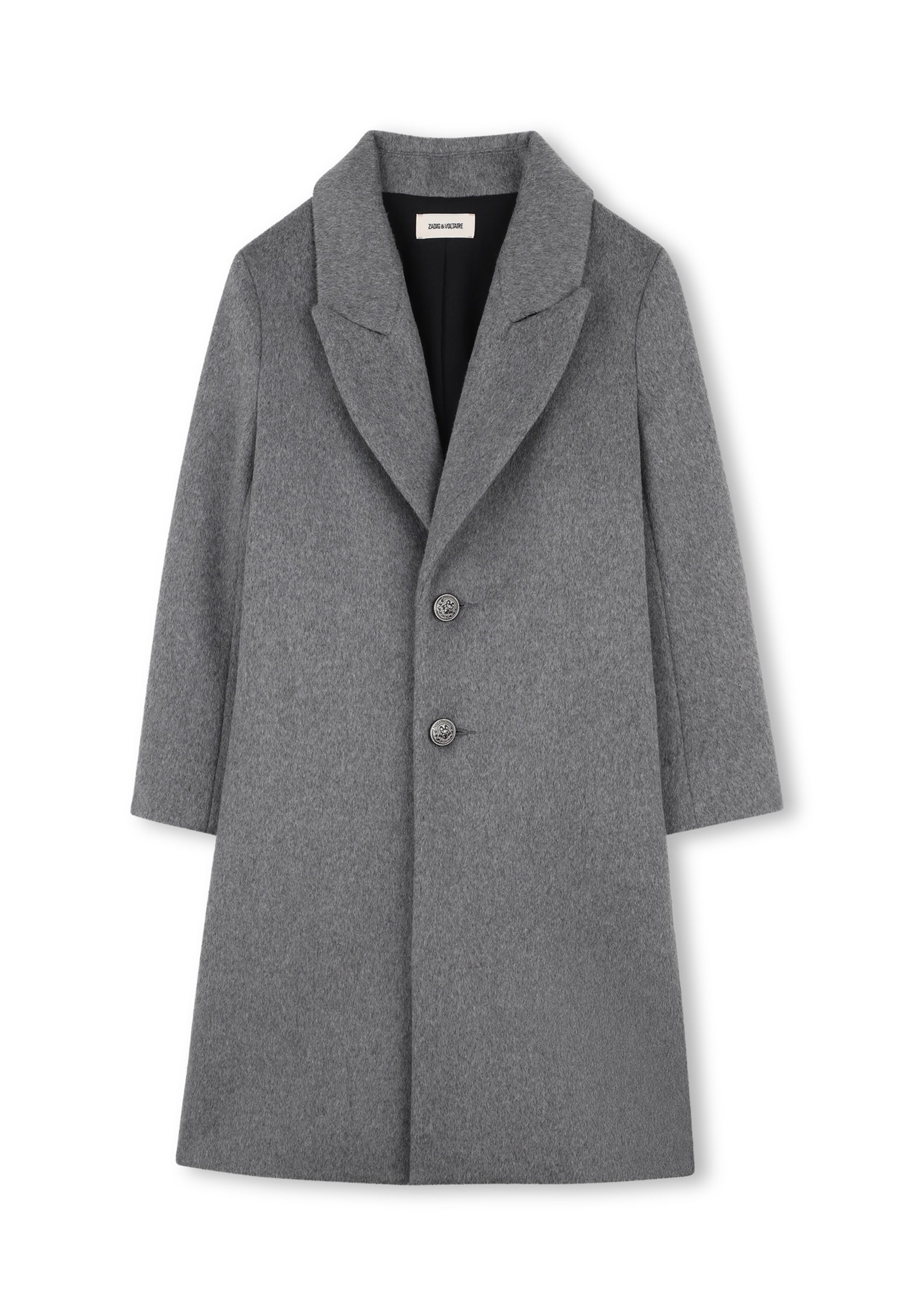 Zadig Voltaire Manteau classique gris chine/gris