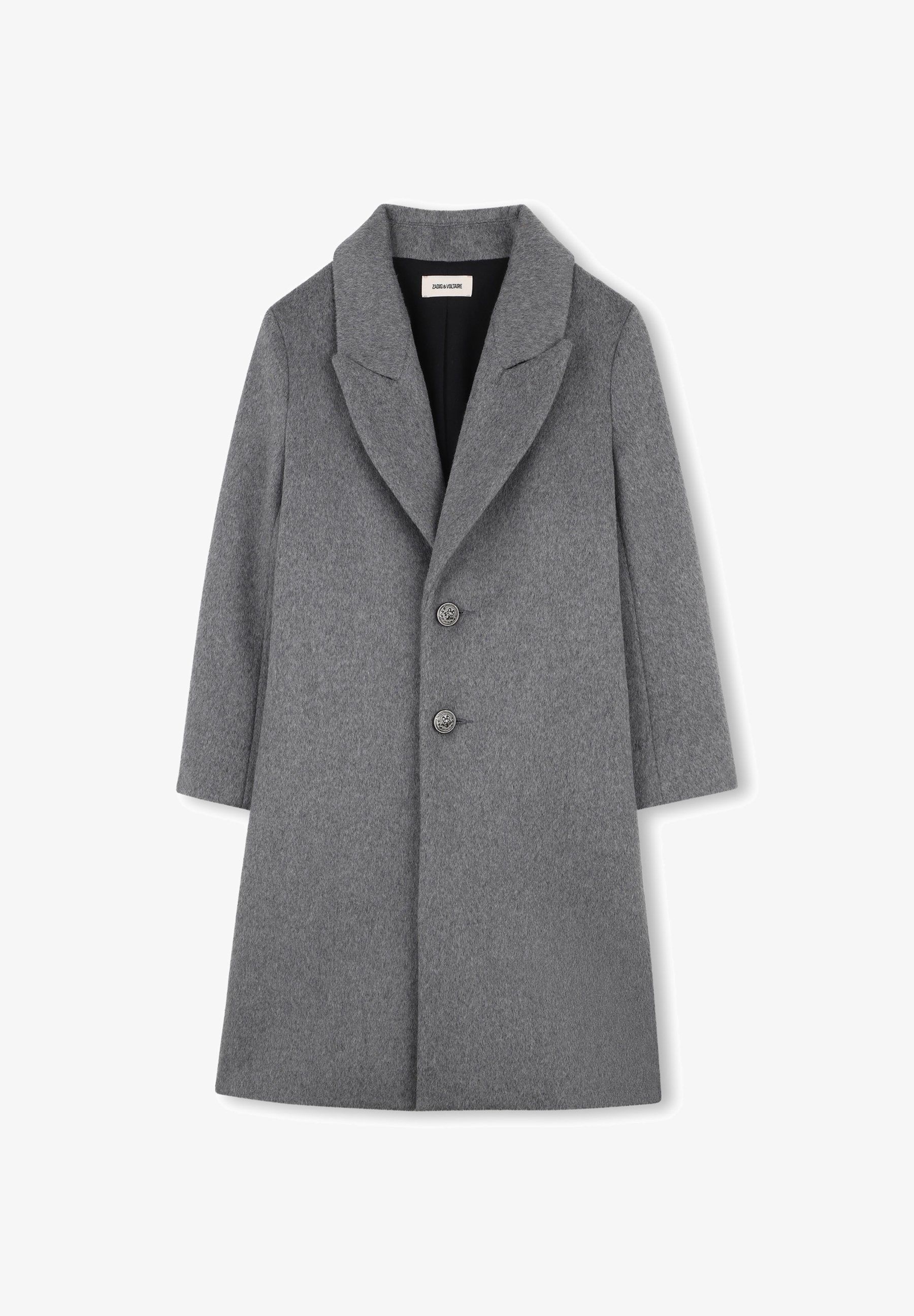 Zadig Voltaire Manteau classique gris chine/gris