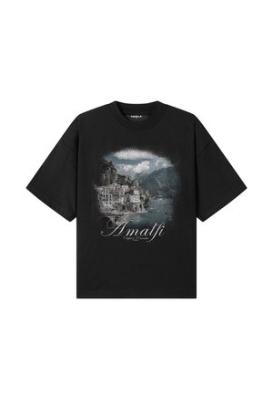 FAVELA, AMALFI T-SHIRT - Trükipildiga T-särk - black