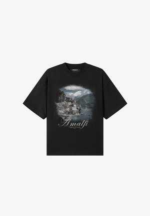 FAVELA, AMALFI T-SHIRT - Trükipildiga T-särk - black