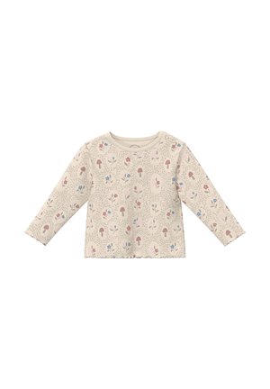 s.Oliver, T-SHIRT UNISEX - Long-sleeved top - helles beige