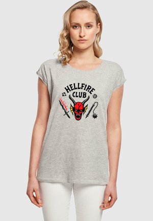 STRANGER THINGS-HELLFIRE CLUB - Print T-shirt - heather grey