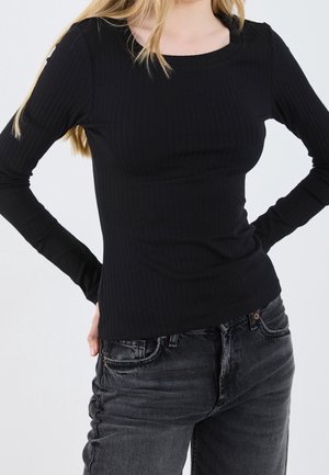 T-shirt à manches longues - black