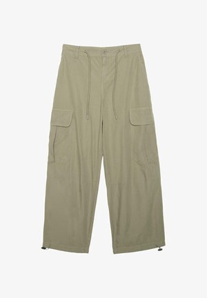 Stradivarius, Pantalon cargo - khaki