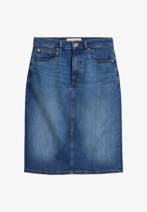 Marc O'Polo, REGULAR STRETCH - Jeansrock - medium blue