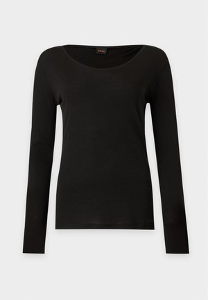 BOSS, EDELINE - T-shirt à manches longues - black