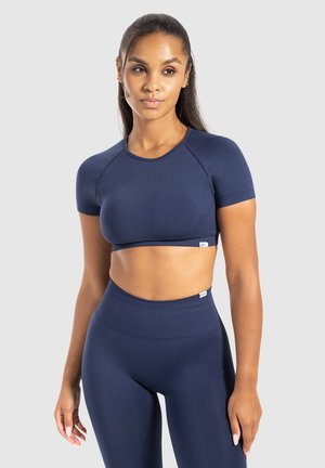 Smilodox T-shirt basic - marineblau