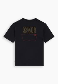 Levi's® FOOTBALL FAN TEE UNISEX - Apdrukāts T-krekls - black