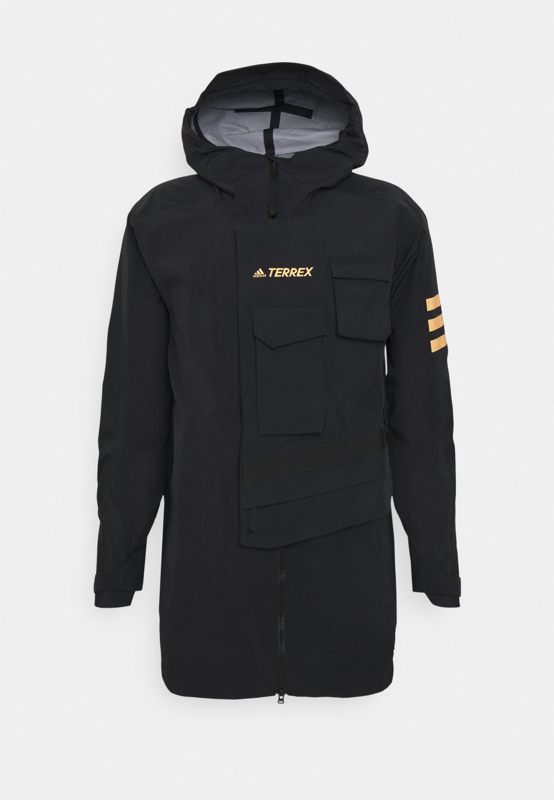 adidas Performance TERREX XPLORIC RAIN - Hardshelljacke -  black/black/schwarz - Zalando.de