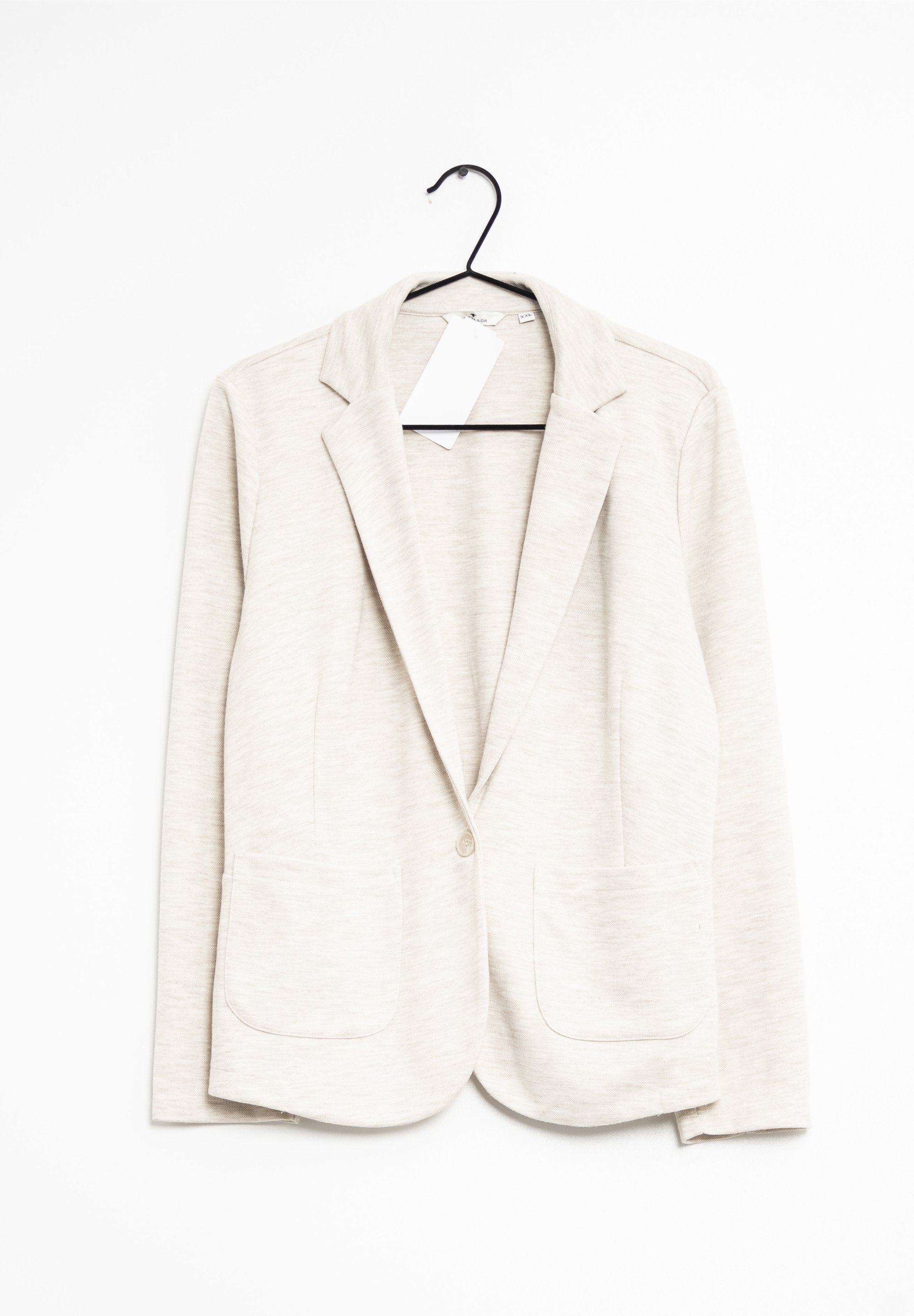 Tom Tailor Curvy - Kort Vest, Vrouwen, Beige, Größe 54 Tom Tailor DE