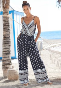 LASCANA - Jumpsuit - blau bedruckt Thumbnail Image 1