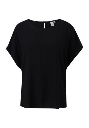 MIT VERLÄNGERTEM RÜCKENTEIL - Bluse - schwarz