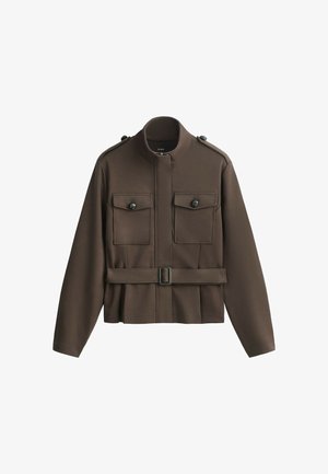 OYSHO, Veste légère - dark brown