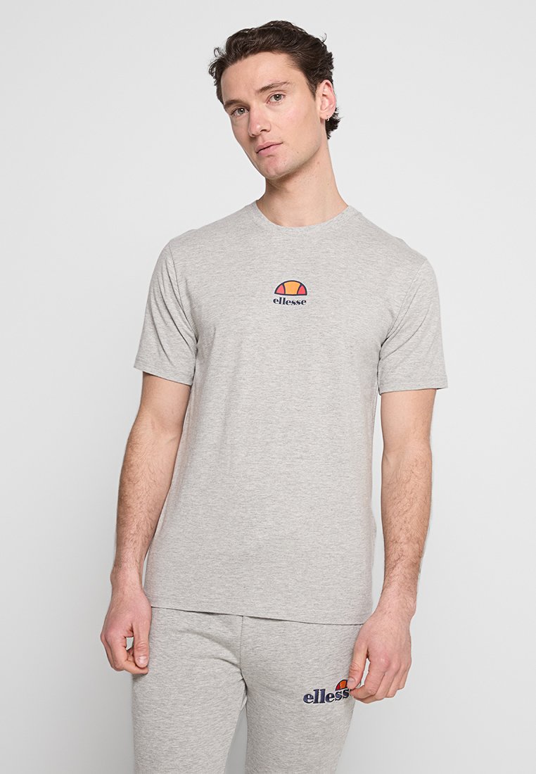 Ellesse T-shirt basic grijs gemêleerd