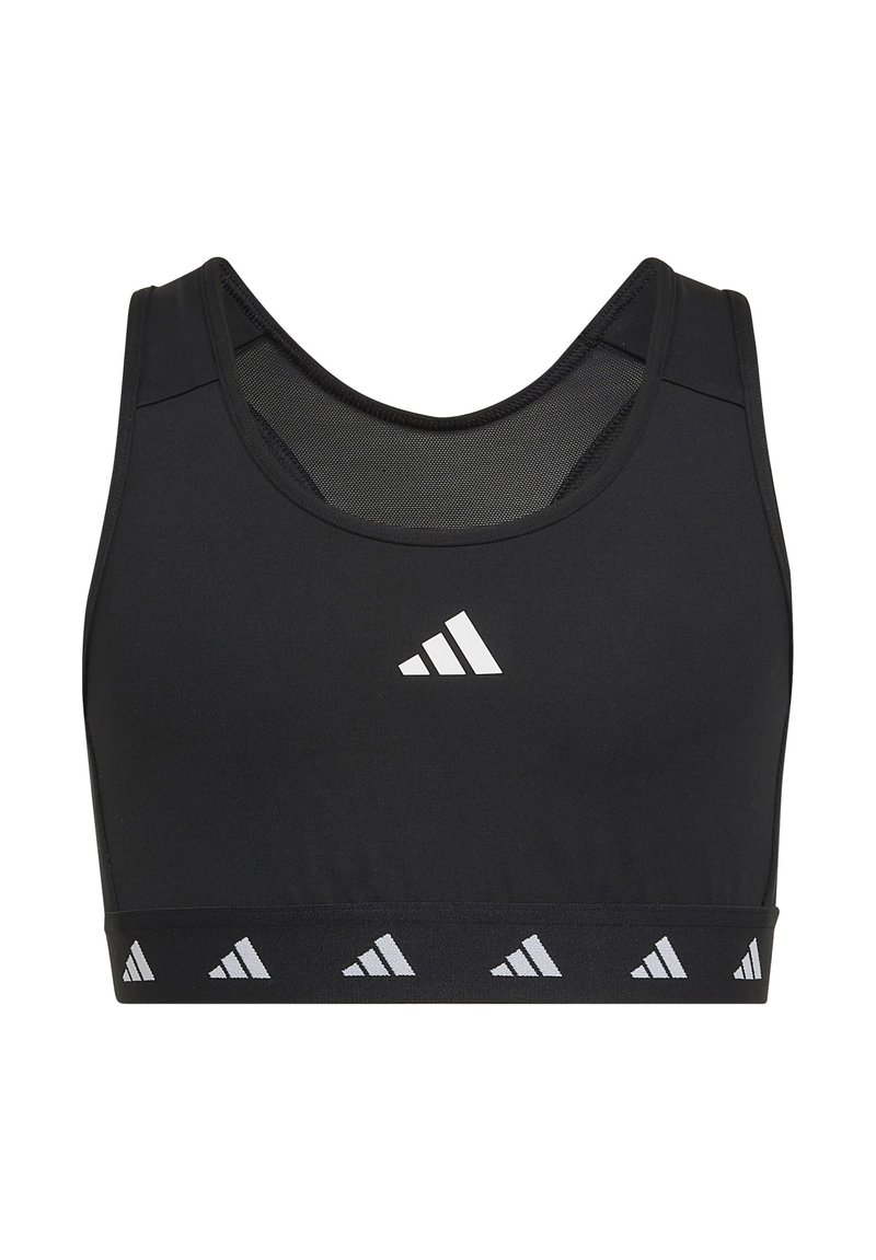 adidas Performance AEROREADY TECHFIT SPORTS - Sujetador deportivo - black/white