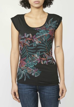 Camiseta estampada - black