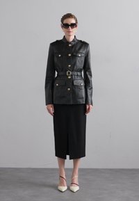 Bally Lederjacke - black