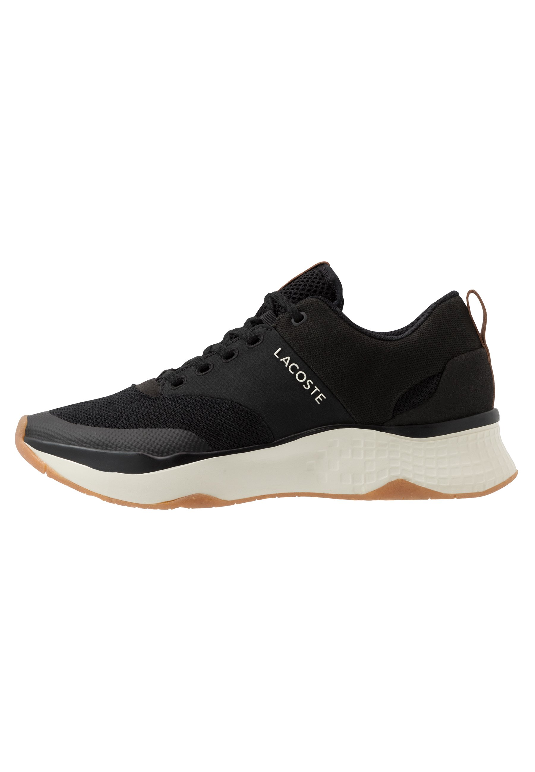 Lacoste COURT DRIVE PLUS - Sneakers laag - black/offwhite/Zwart - Zalando.nl