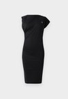 HEBO DRESS - Jerseyklänning - black