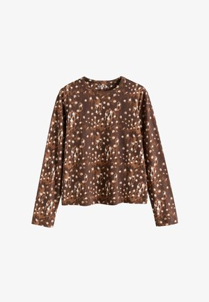 Next, CREW NECK TOP . - Long sleeved top - deer print