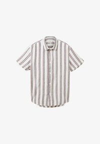 Ikke valgt, white navy red stripe