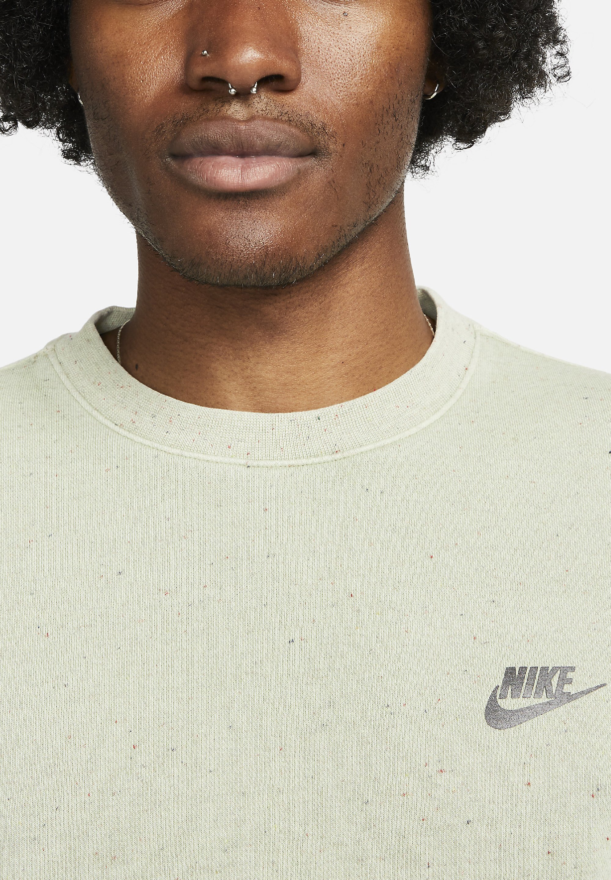 nike revival crew sweatshirt platinum